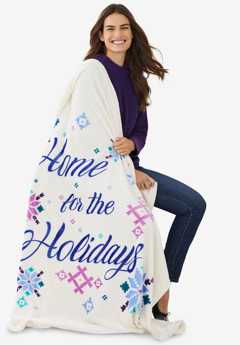 Home Sweet Home Blanket, HOME HOLIDAY, hi-res image number null