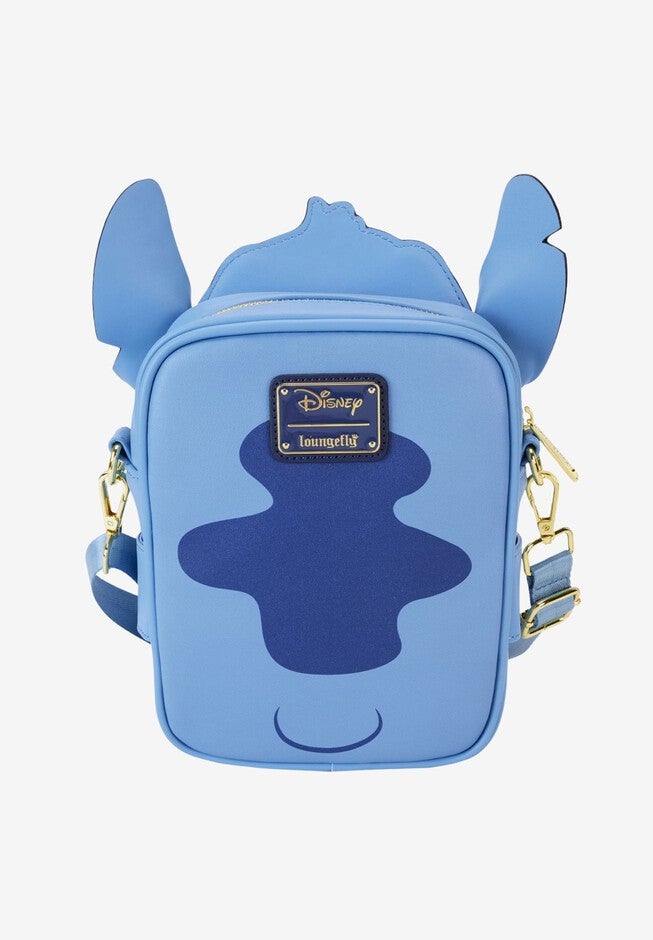 Loungefly x Disney Stitch Camping Crossbuddies Bag, BLUE, on-hover image number null