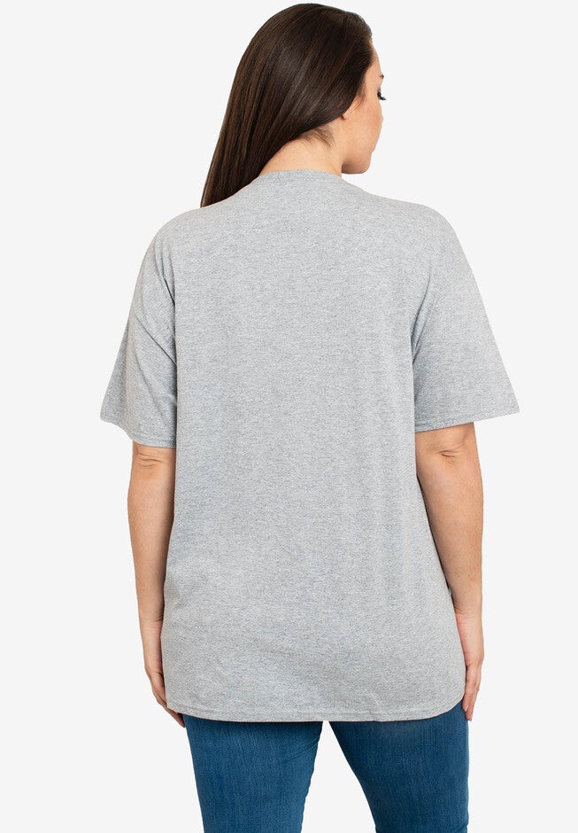 Disney Dogs Gray Short Sleeve T-Shirt 101 Dalmations Pluto, , on-hover image number null