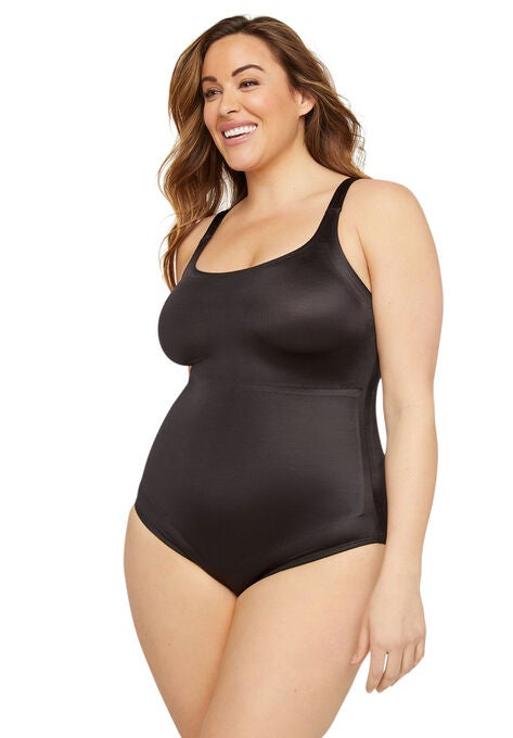 Firm Control Body Briefer, BLACK, hi-res image number null