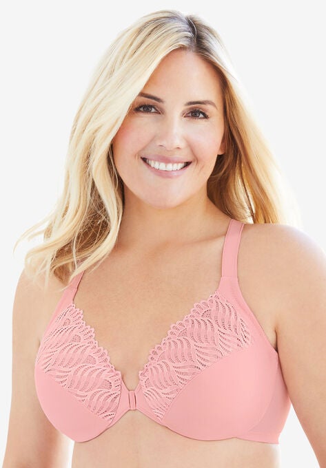 Wonderwire® Front Close T-Back Bra 1246, BLUSH, hi-res image number null