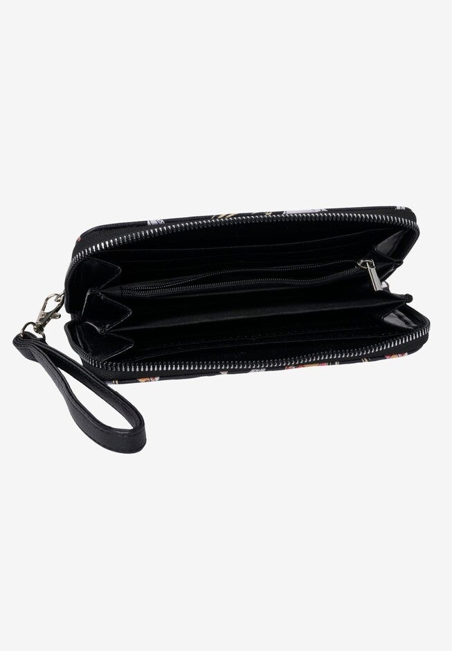 Harry Potter Wallet All-Over Print Zip Around Wristlet Strap, , alternate image number 4