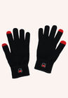 Disney Adult Minnie Mouse Knit Beanie Hat & Texting Gloves Red Gray 2-Pc Set, , alternate image number null