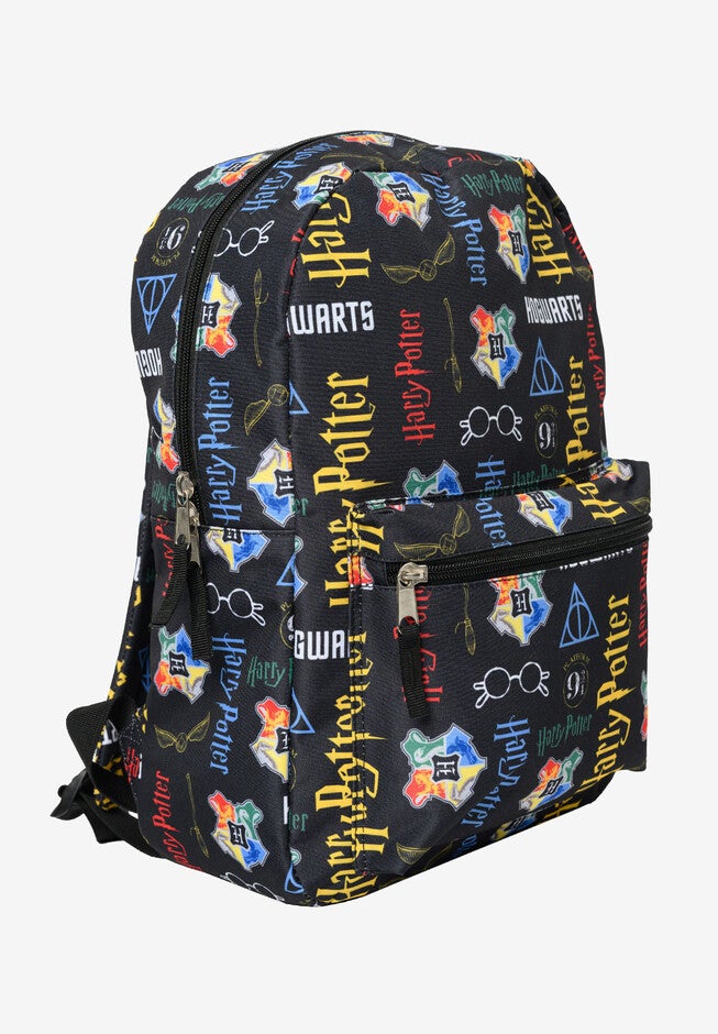 Harry Potter All-Over Print 16 inches Deluxe Nylon Backpack, , alternate image number 4