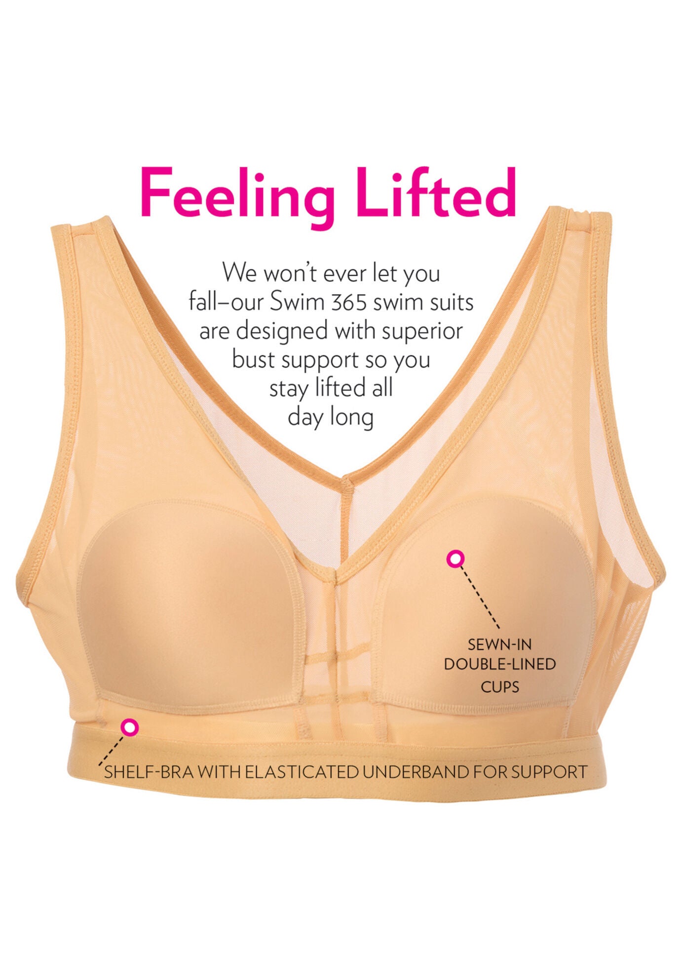 Sarong V-Neck Tummy Control One-Piece Swimsuit, , alternate image number 4