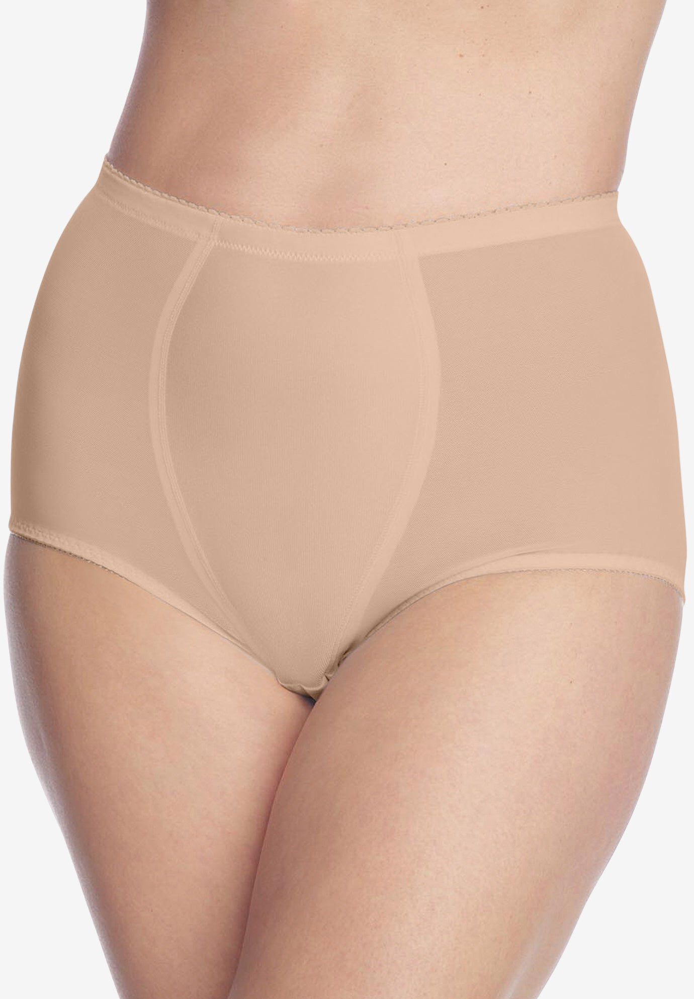 Brief Power Mesh Firm Control 2-Pack, NUDE, hi-res image number 0