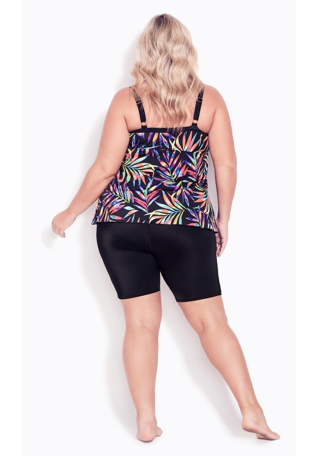Hi Waist Swim Short, BLACK, on-hover image number null