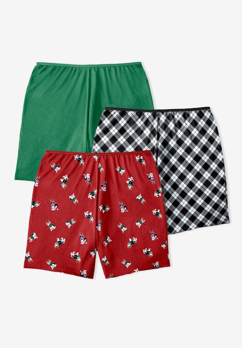 3-Pack Stretch Cotton Boxer, HOLIDAY FRENCHIE PACK, hi-res image number null