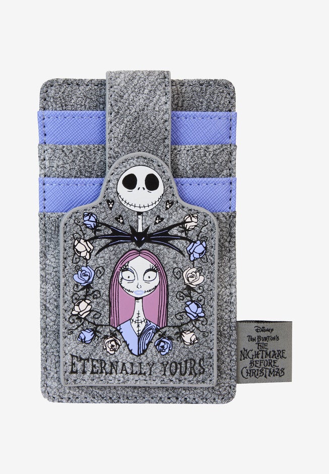 Loungefly X Disney Nightmare Before Christmas Jack Sally Card Holder, GRAY, hi-res image number null