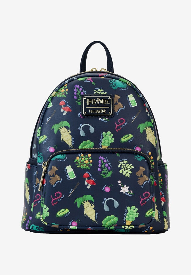 Loungefly X Harry Potter Herbology Mini Backpack Handbag, BLUE, hi-res image number null