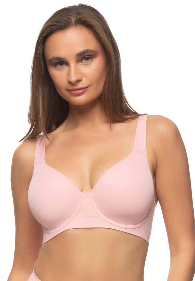 Utopia Seamless Full Coverage Contour Bra, BRIDAL ROSE, hi-res image number null