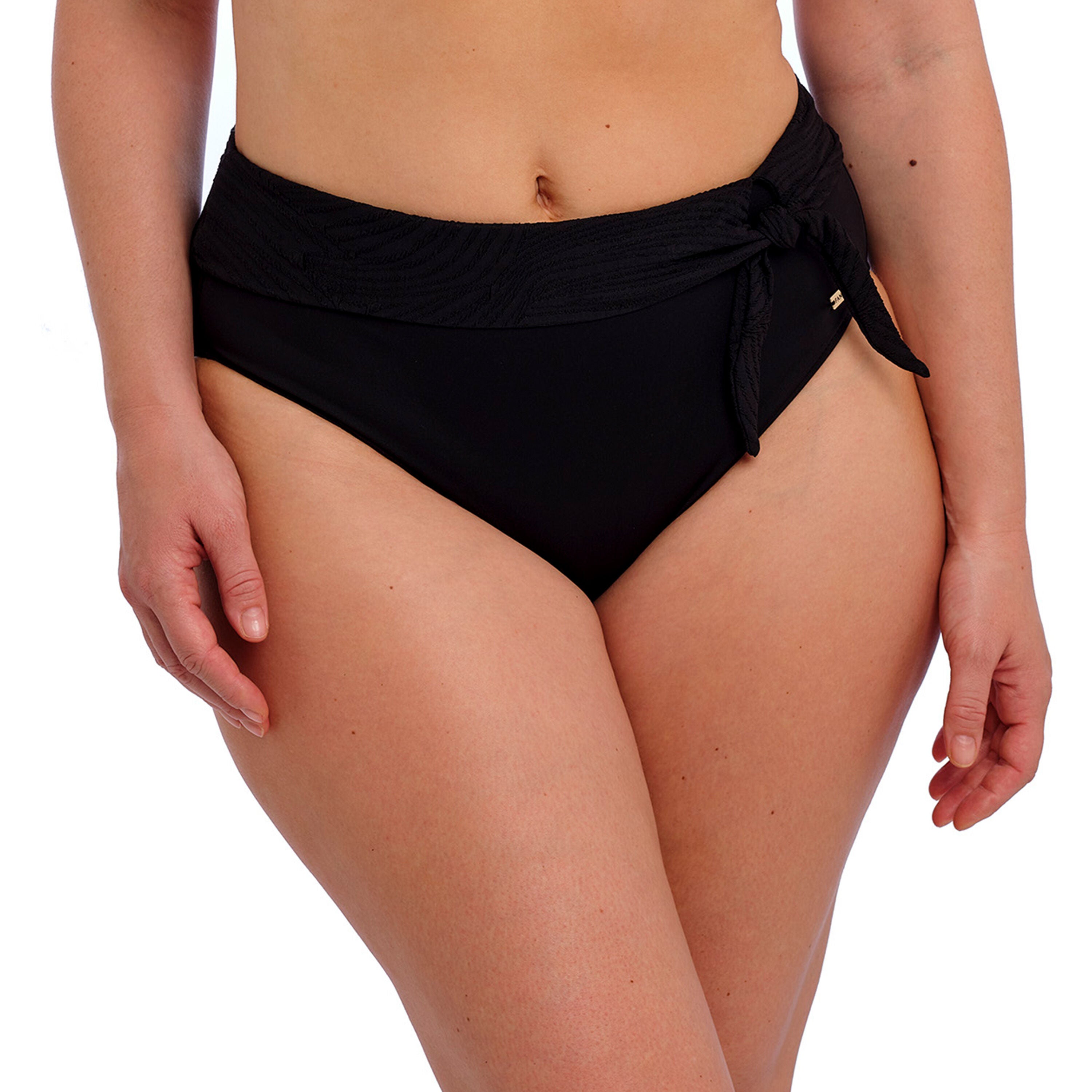 Ottawa High Waist Bikini Brief, BLACK, hi-res image number 0