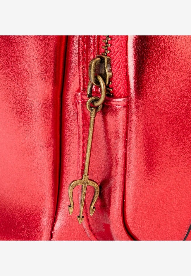 Loungefly X Disney Stitch Devil Cosplay Mini Backpack Handbag Purse Halloween Theme, , alternate image number null