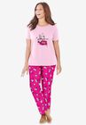 Graphic Tee PJ Set , PINK TEA CUP, hi-res image number null