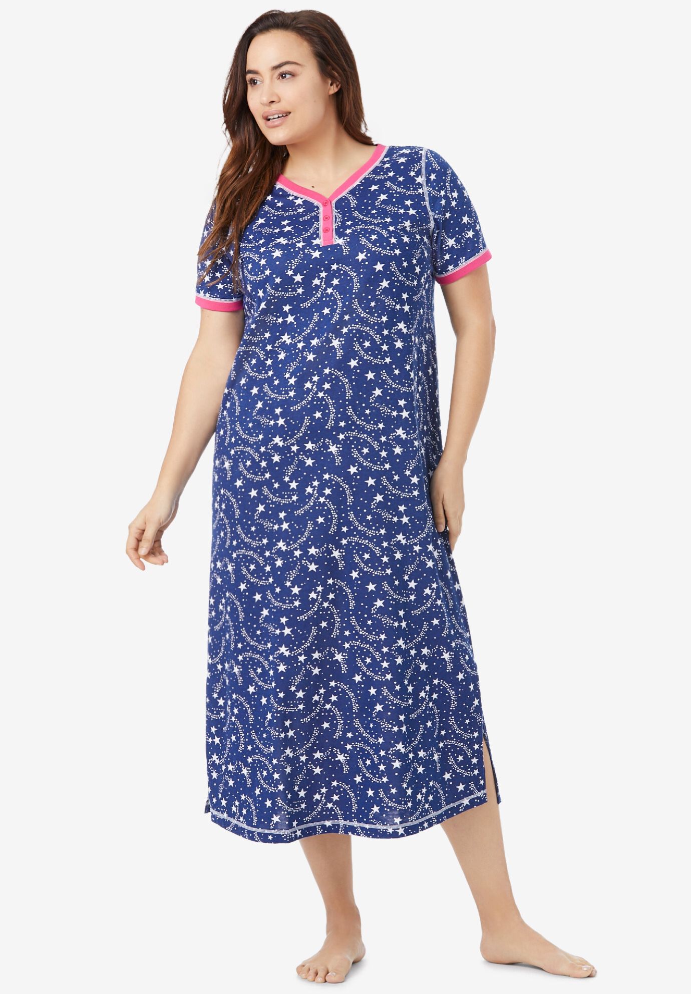 long henley nightgown