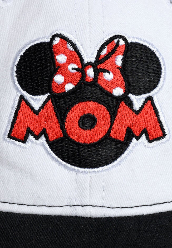 Minnie Mouse Mom Baseball Hat Black & White, , alternate image number 5