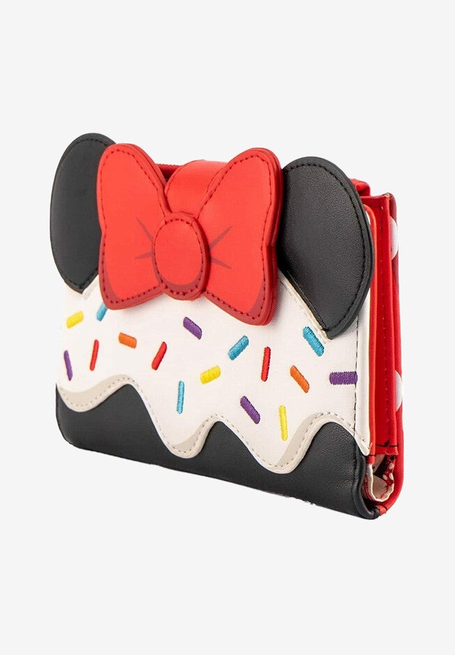 Loungefly X Disney Minnie Mouse Sweet Sprinkles Flap Wallet, , on-hover image number 1