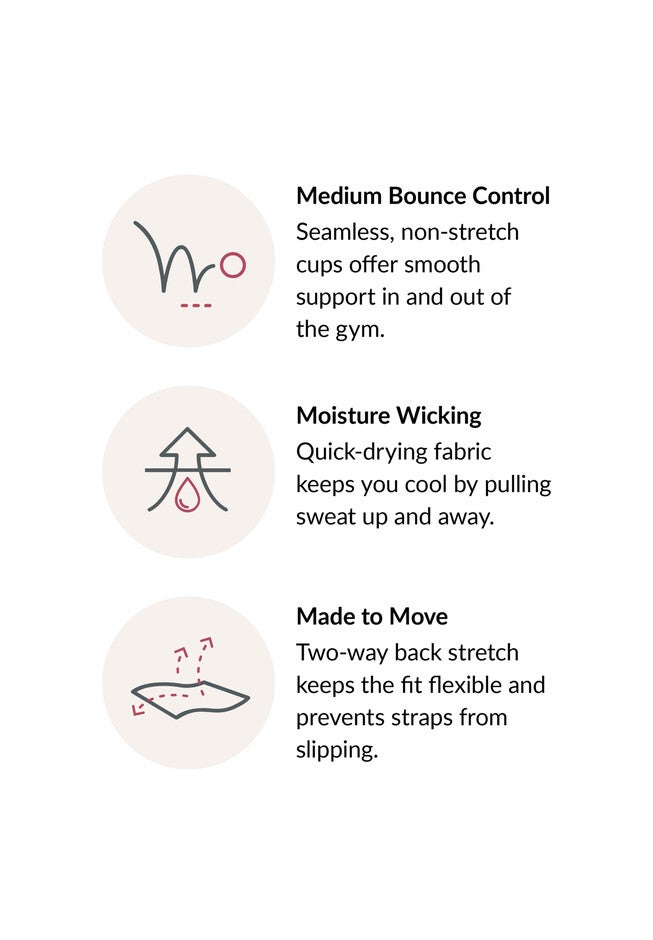 MAGICLIFT® SEAMLESS SPORT BRA 1006, , alternate image number 4