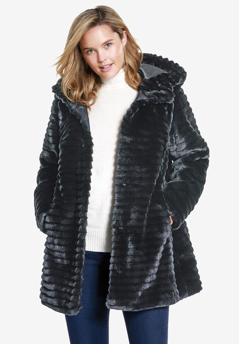 Faux Fur Coat Plus Size Faux Fur Coats Jessica London