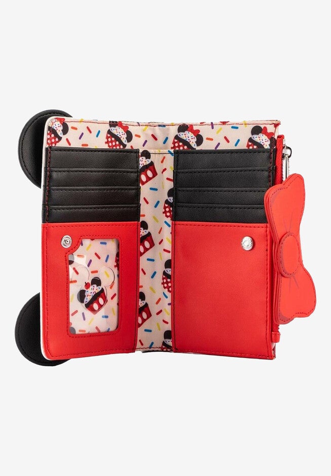Loungefly X Disney Minnie Mouse Sweet Sprinkles Flap Wallet, , alternate image number 2