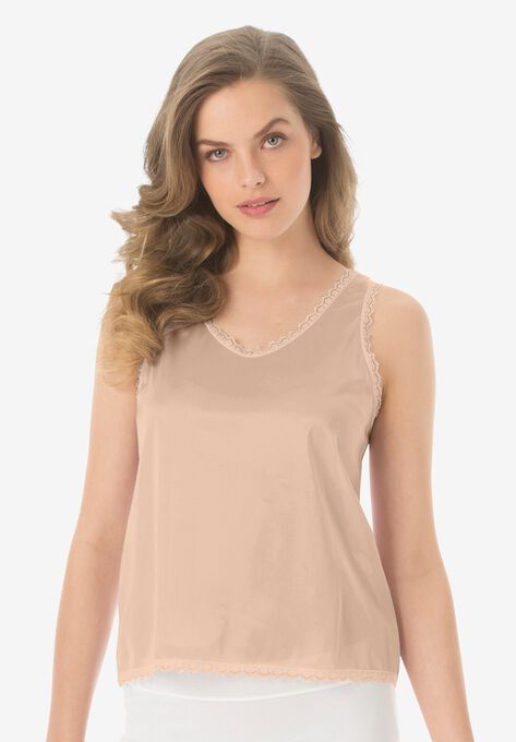 Lace-Trim Camisole , NUDE, hi-res image number null