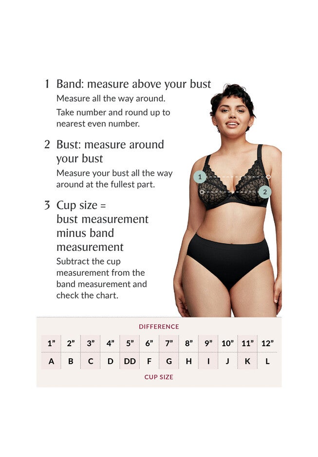 Glamorise Lacey T-Back Front-Closure WonderWire Underwire  Bra 9246 (Women's & Women's Plus), , on-hover image number 1