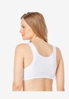Front-Close Cotton Lace Wireless Posture Bra 5100531, , on-hover image number null