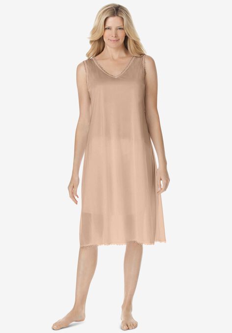 Lace-Trim Slip , NUDE, hi-res image number null