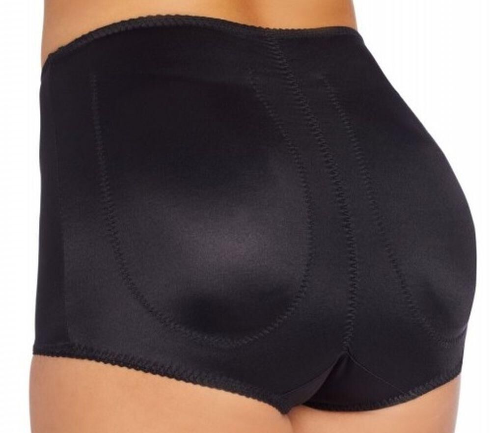 Padded Panty Brief Light Shaping (Removable Pads), BLACK, hi-res image number 0
