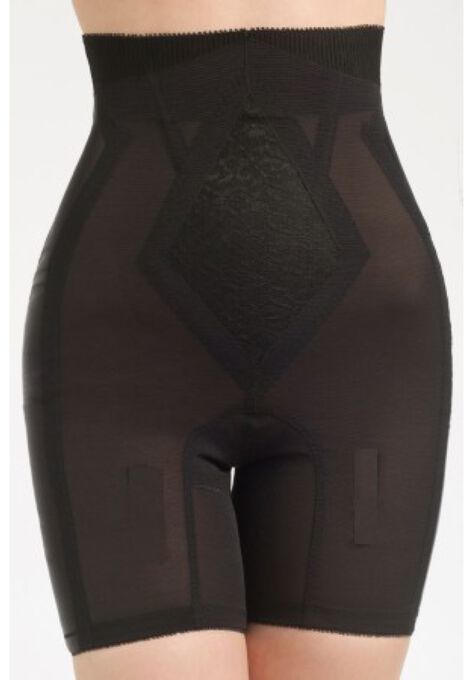 No Top Roll High Waist Long Leg Shaper, BLACK, hi-res image number null