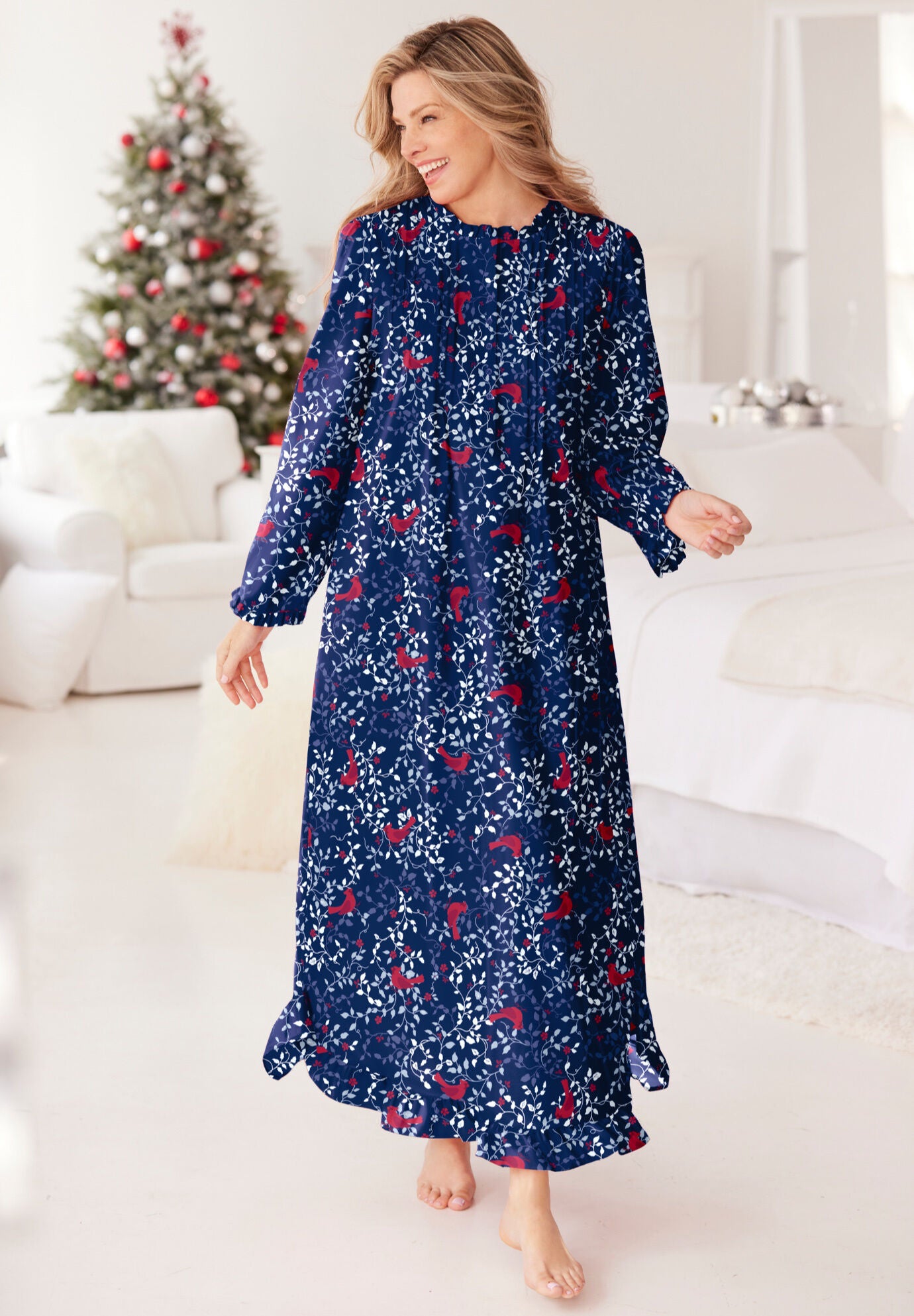 Long Flannel Nightgown Jessica London