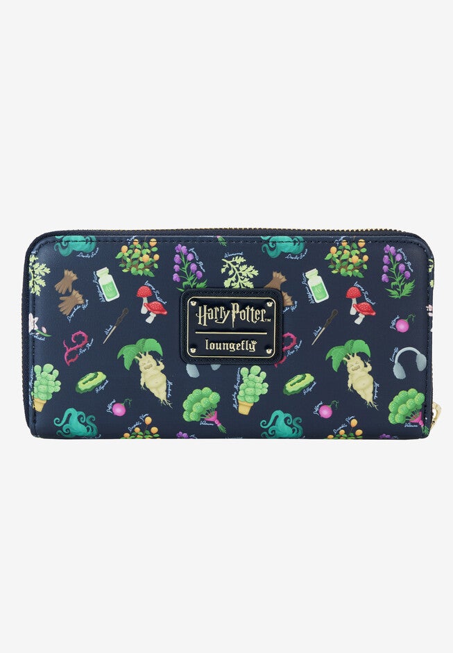 Loungefly X Harry Potter Herbology Women'S Zip Around Wallet, BLUE, hi-res image number null
