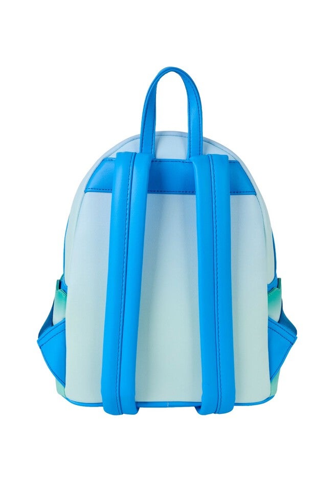Loungefly x Universal Studios Jaws Mini Backpack, BLUE, on-hover image number null