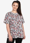 Mickey and Minnie Mouse T-Shirt, GRAY, hi-res image number null