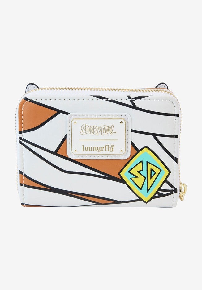 Loungefly x Warner Bros Scooby Doo Mummy Wallet Zip Around Halloween, WHITE, on-hover image number 1