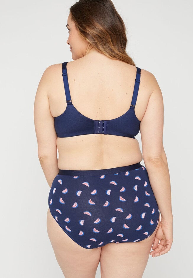Solid Full-Coverage Smooth Underwire Bra, , on-hover image number null
