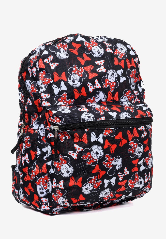 Minnie Mouse All-Over Print Bows Icons 16 inches Backpack, , on-hover image number null