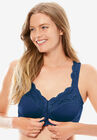 Front Hook Gel Strap Wireless Bra , EVENING BLUE, hi-res image number null