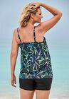 Lightweight Blouson Tankini Top, , on-hover image number 1