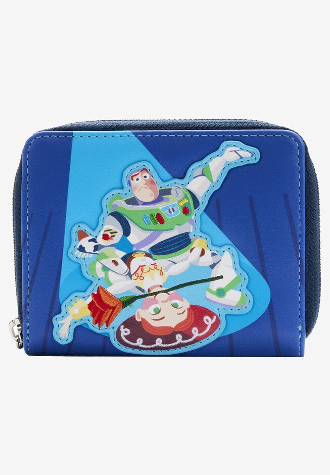 Ladies' Loungefly X Pixar Zip Around Wallet Toy Story Buzz Jessie Woody ...
