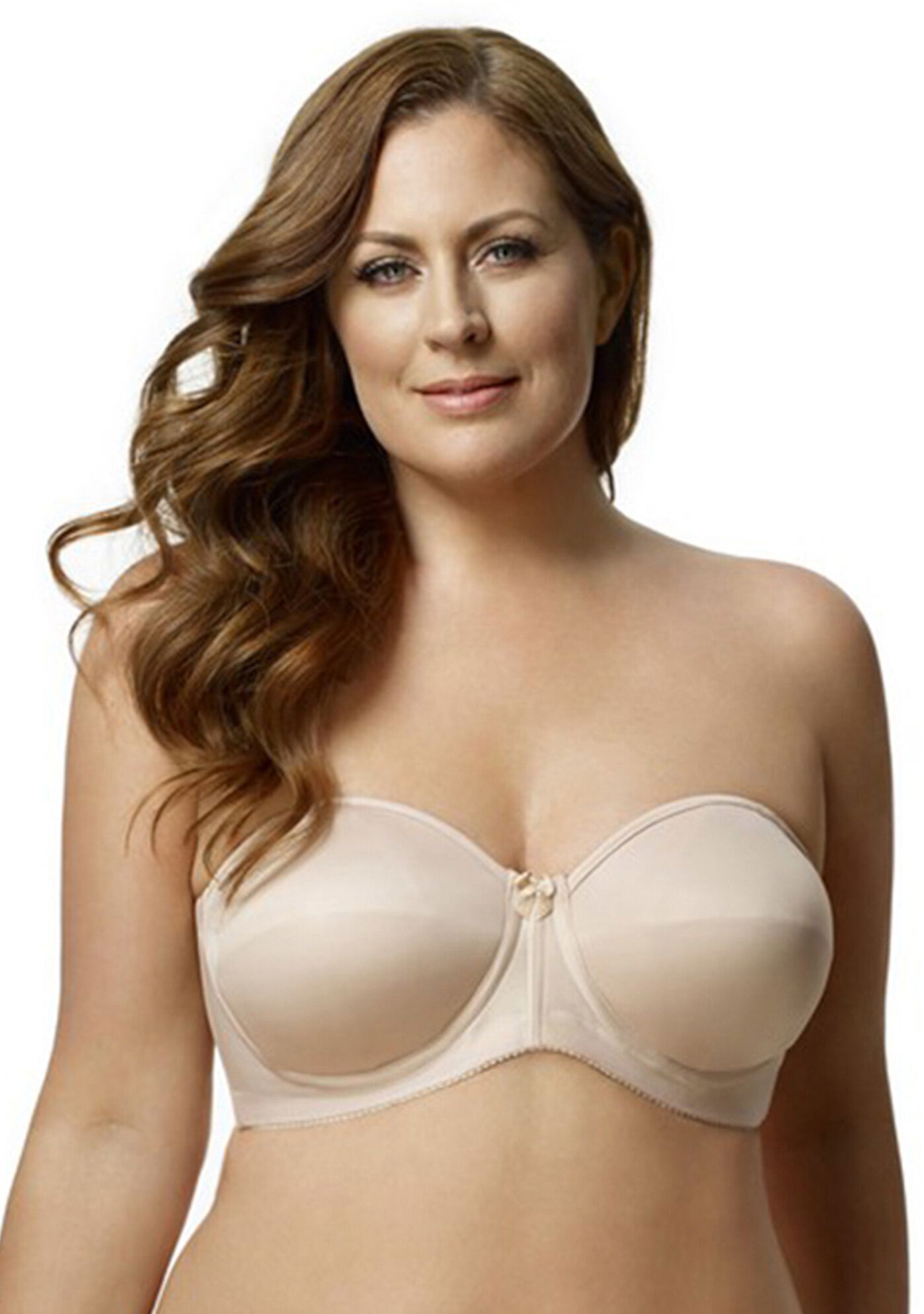 Smooth Curves Strapless Bra 4820, BEIGE, hi-res image number 0