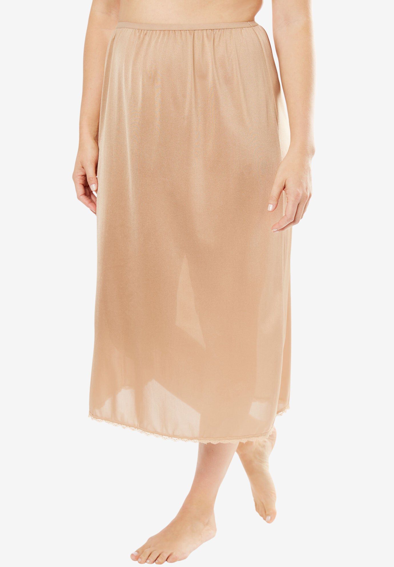 2-Pack 31 inches Half Slip, NUDE, hi-res image number 0