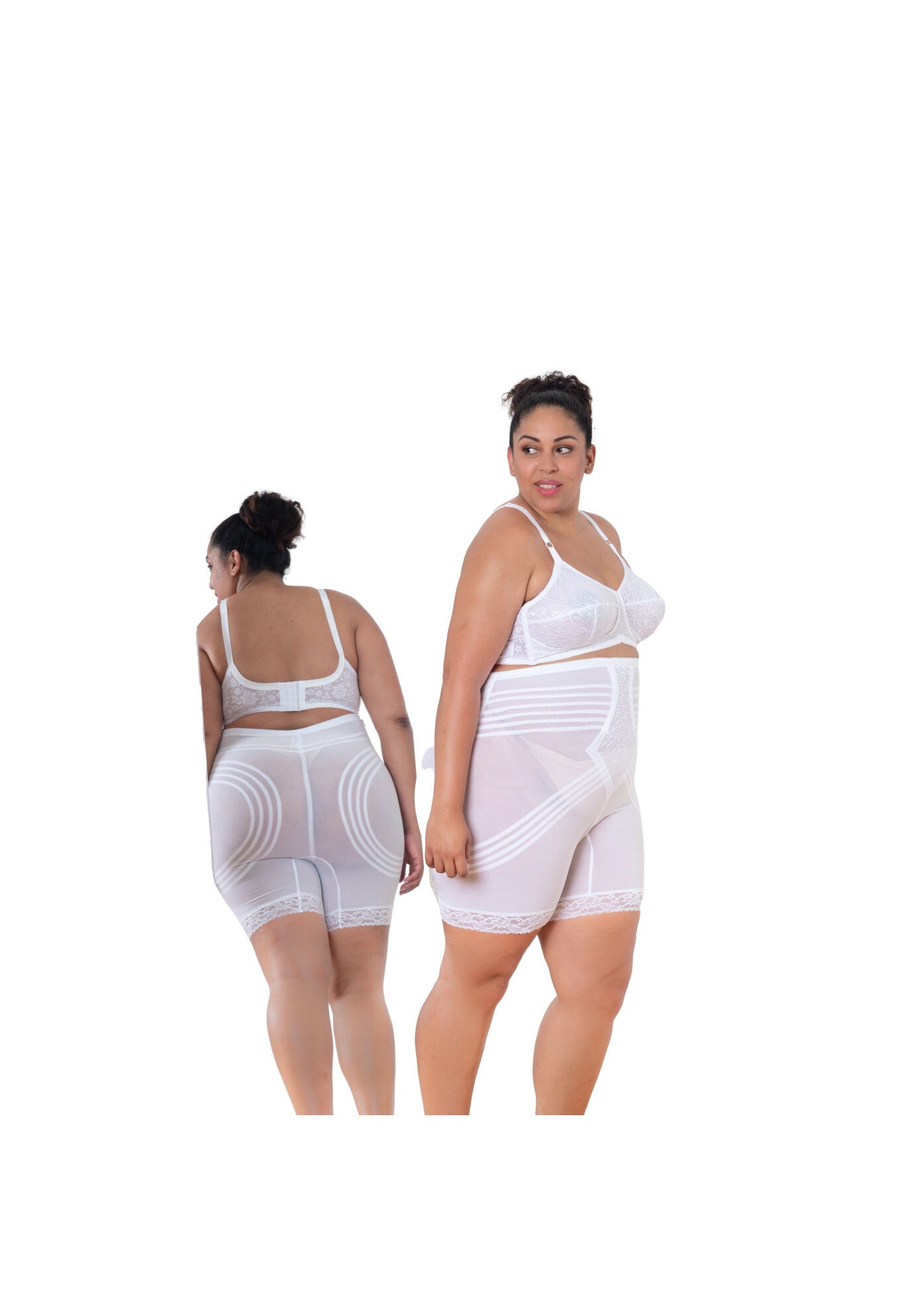 High Waist Thigh Shaper, WHITE, hi-res image number 0