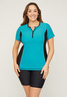 Palm Tree Swim Rashguard Top, TAHITIAN TIDE, hi-res image number null