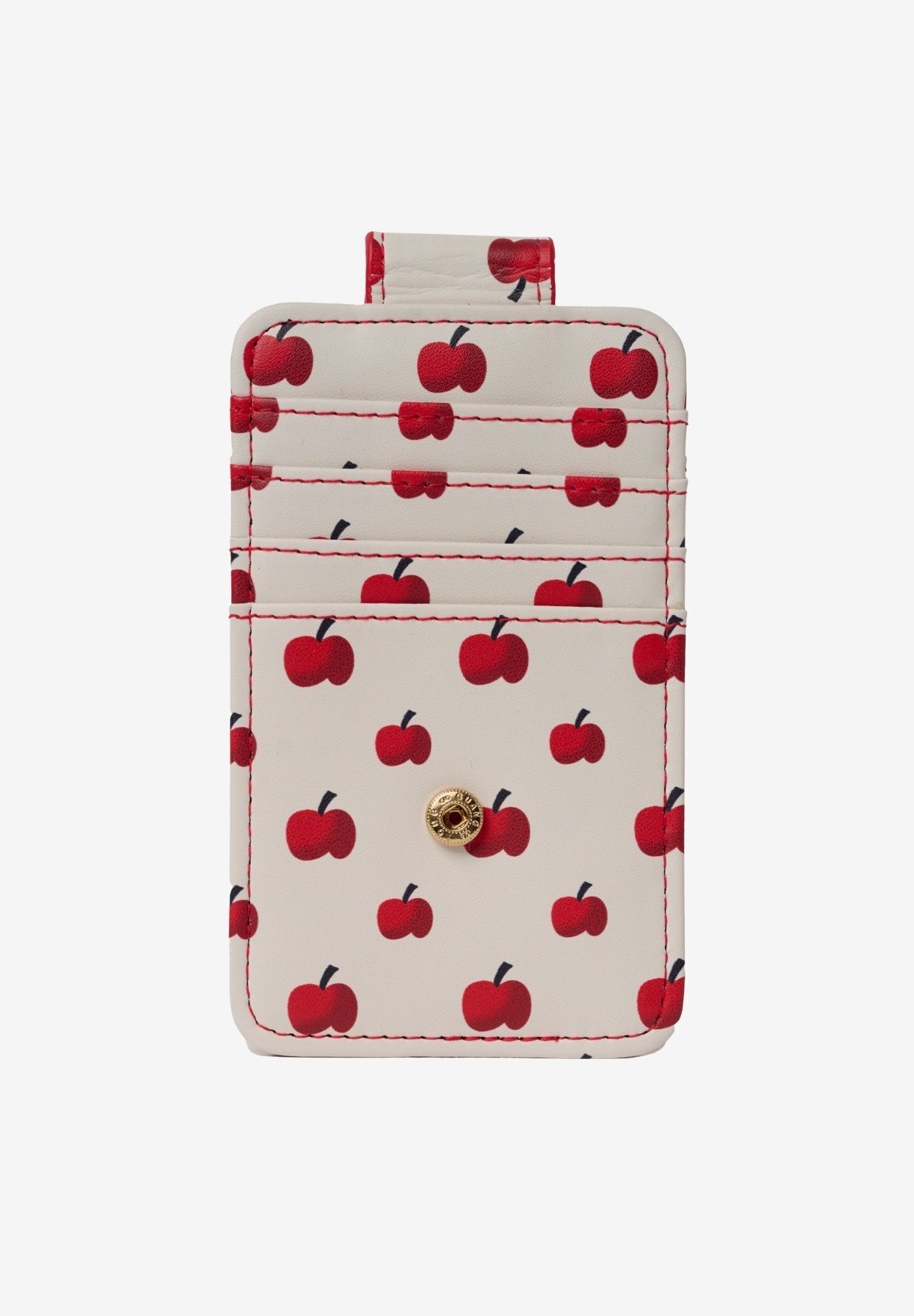 Womens Disney Snow White Card Holder Wallet Button Snap Closure, RED, alternate image number 2