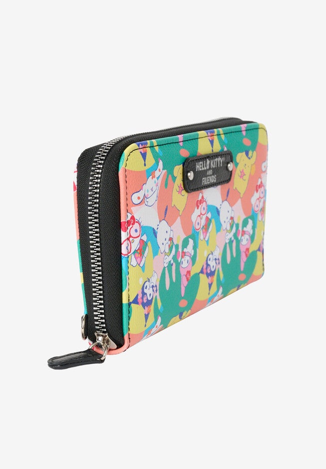 Hello Kitty Sanrio Characters Zip Around Wallet All-Over Print Wristlet, , alternate image number 4