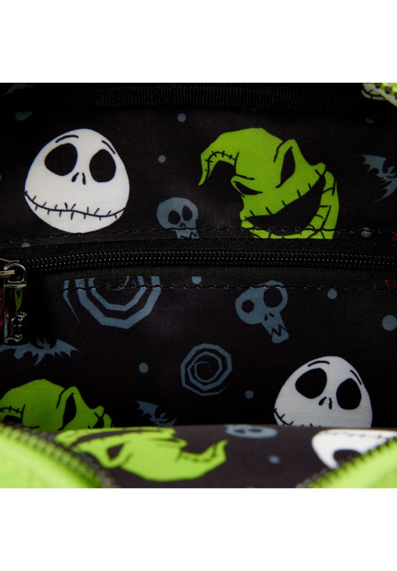 Loungefly x Disney Nightmare Before Christmas Oogie Boogie Crossbuddies Bag, GREEN, alternate image number 6