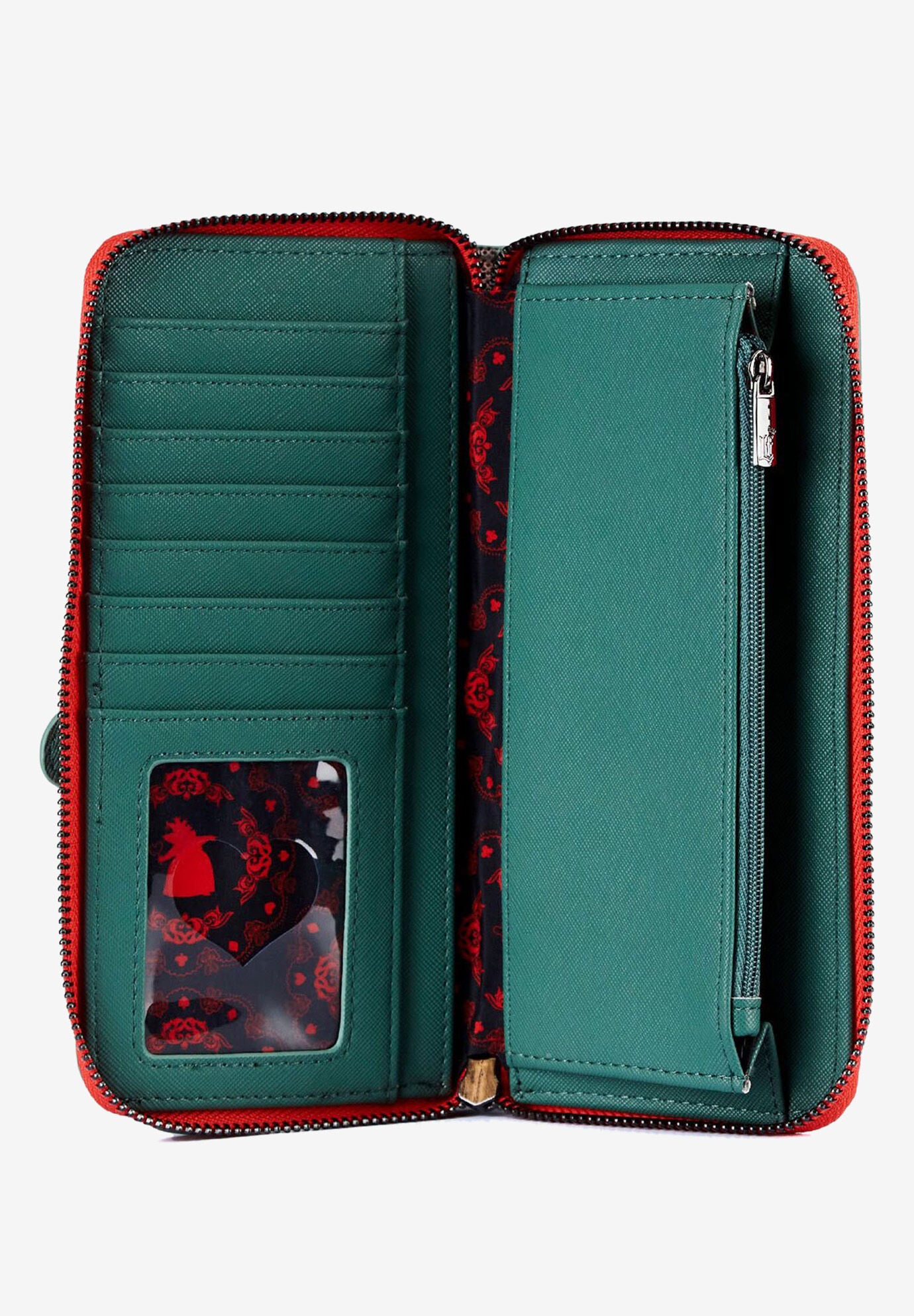 Loungefly X Disney Zip Around Wallet Queen Of Hearts Alice In Wonderland, , alternate image number 3