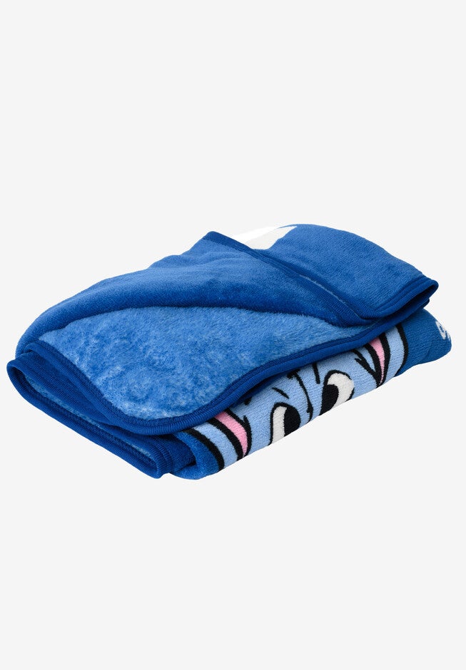 Disney Eeyore Plush Blanket 46 inches X 60 inches Just Chillin Blue, , alternate image number 2