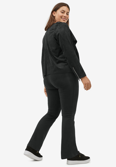 Knit Bootcut Leggings, , on-hover image number null